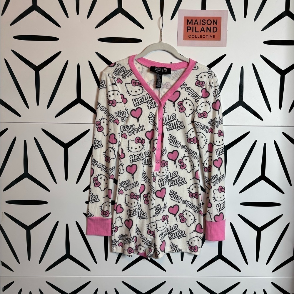 Forever 21 Hello Kitty Pajama Romper – Size M